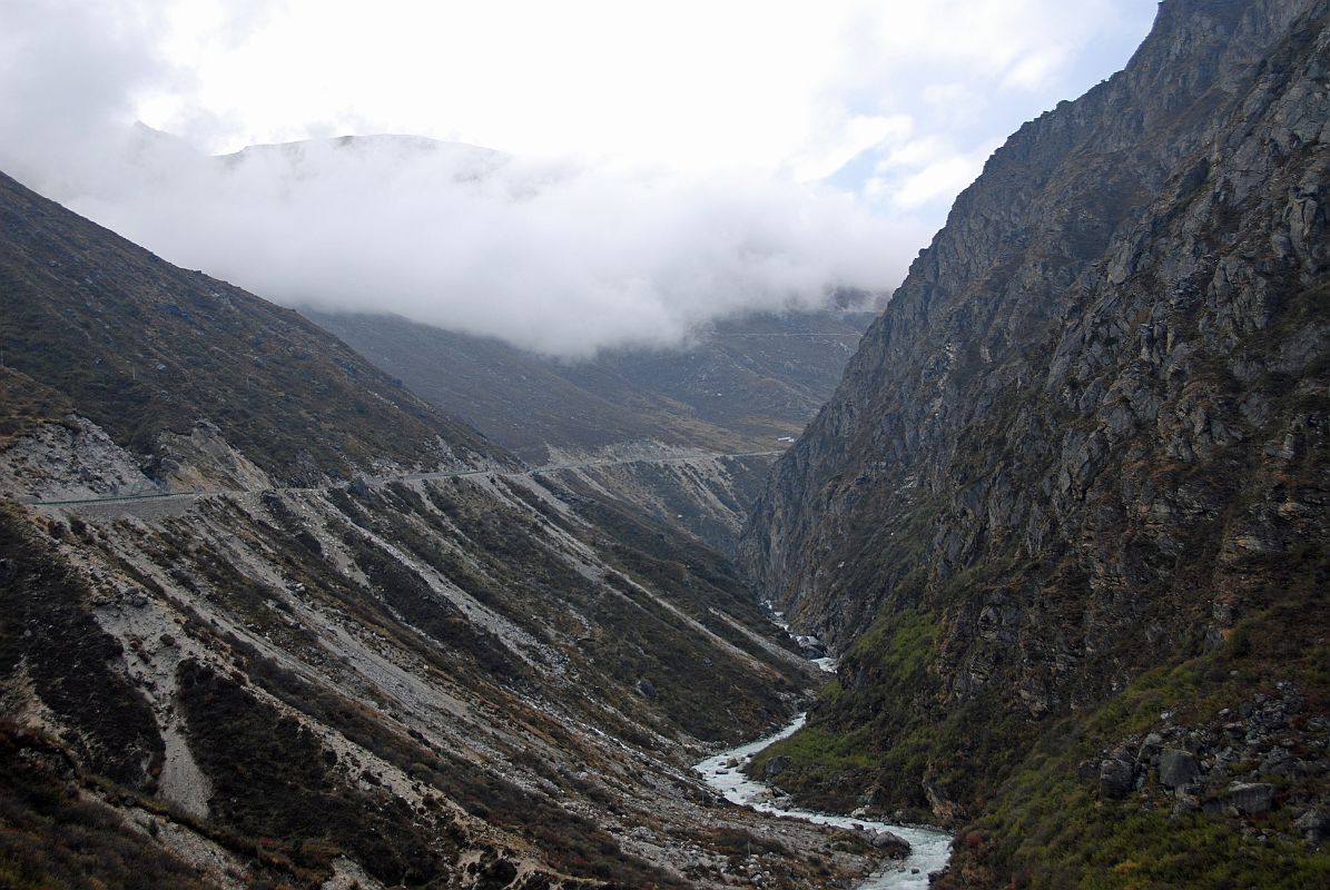 13 Road Between Zhangmu And Nyalam The Friendship Highway zigs and zags and eventually reaches the Tibetan Plateau just before Nyalam.